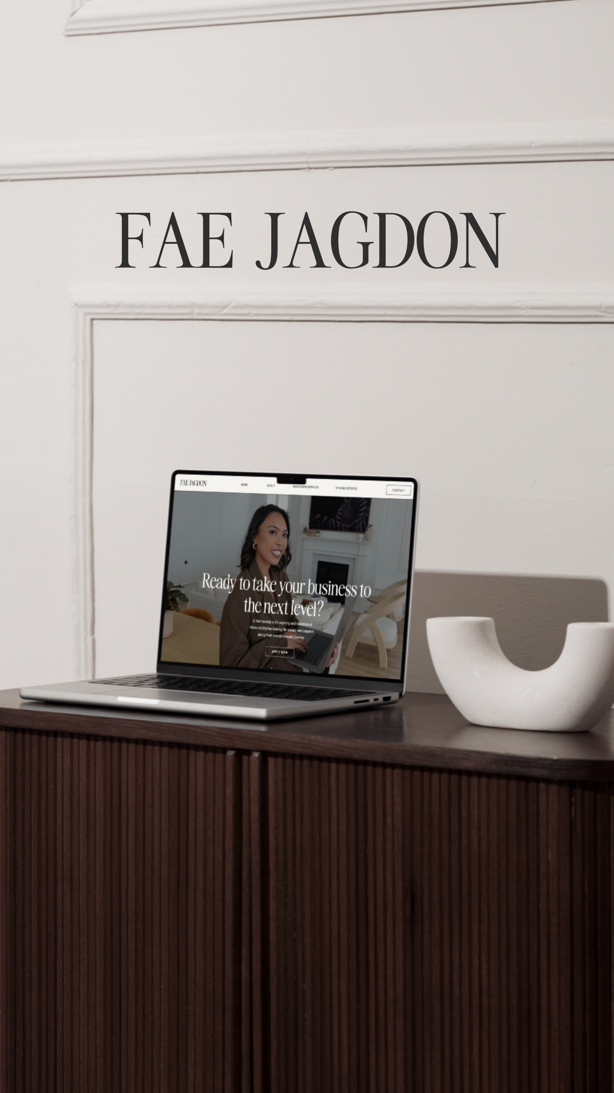 FJ FINAL DESIGNS - Logo w. Mockup Background