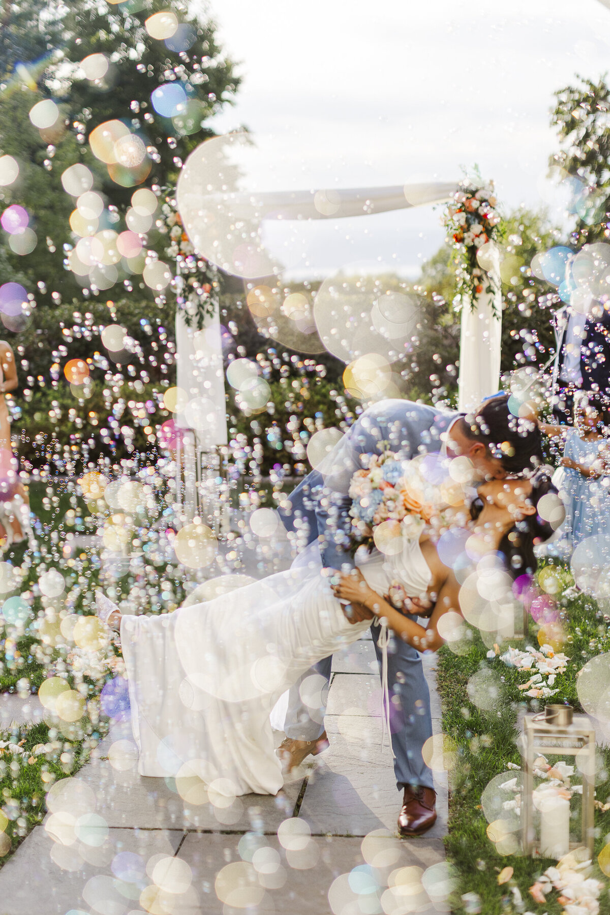 Wedding ceremony photographed by a Hudson Valley photo and video team