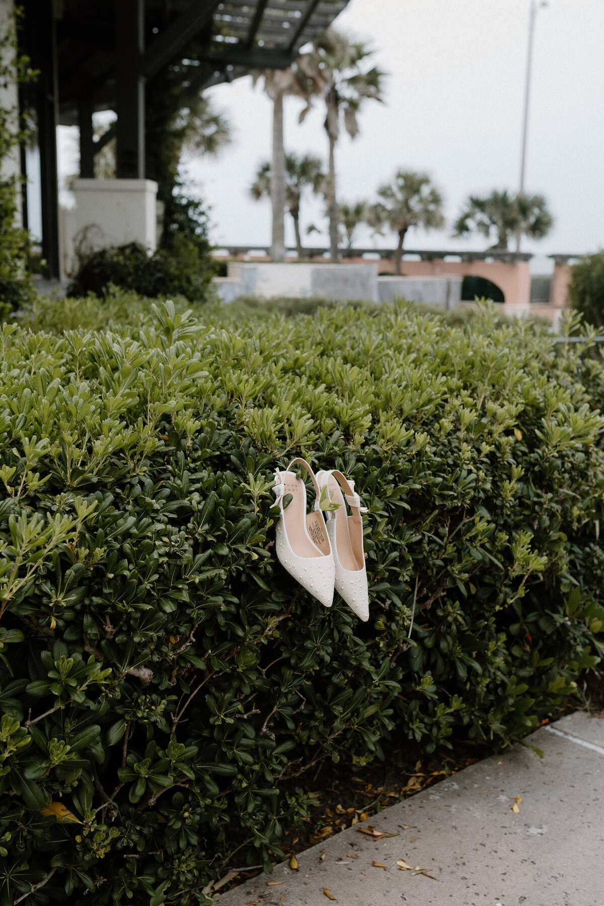 The Grand Galvez wedding day photographed in warm, dreamy tones.