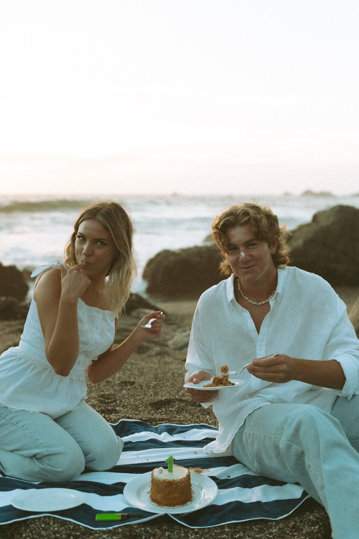 Whimsical Engagement Couples Photoshoot - Sonoma Coast, California