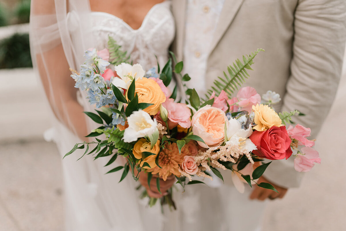 spring flowers bridal