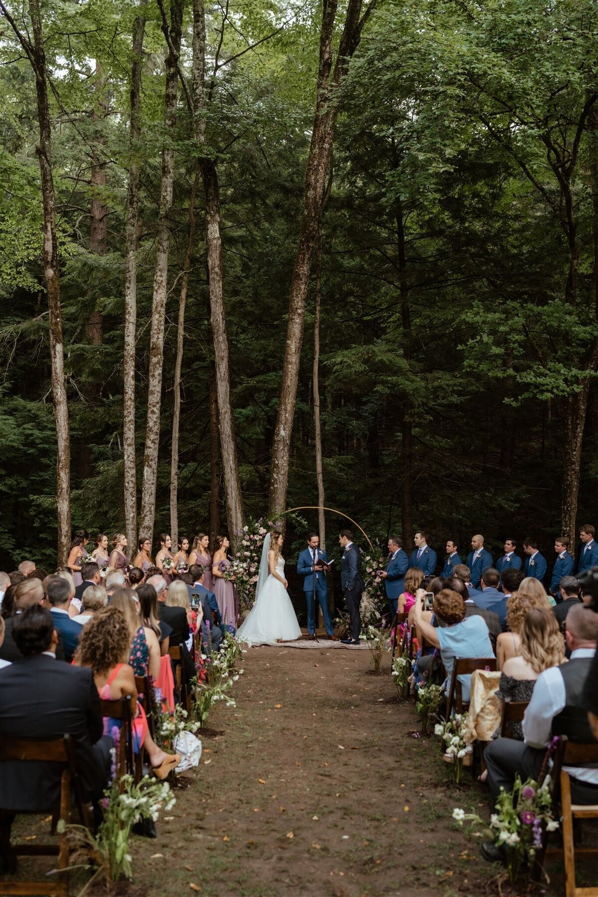 outdoor wedding ceremony