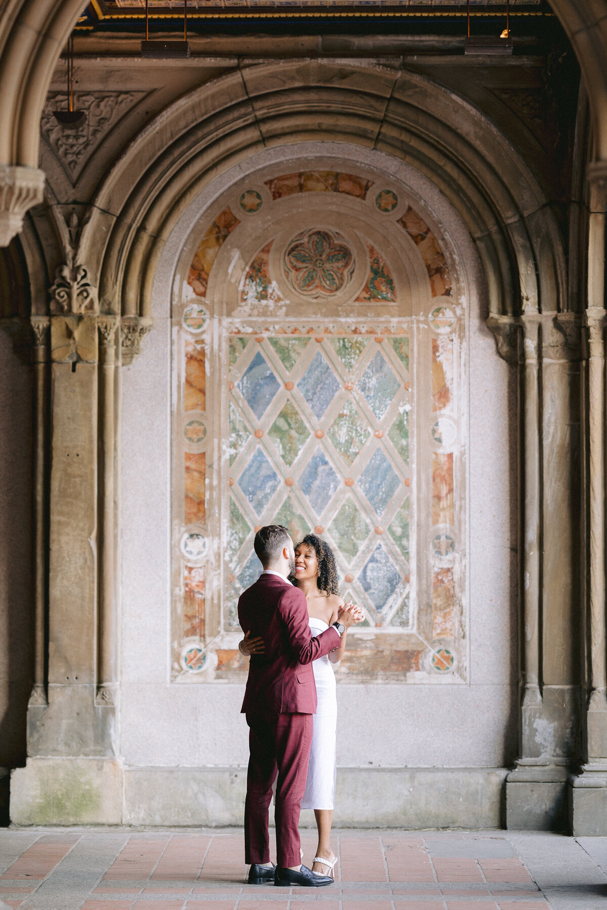 new york central park engagement session