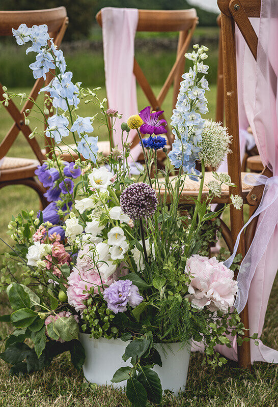 Ceremony wedding flowers 29