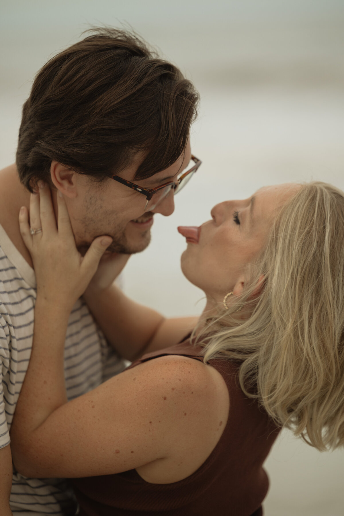 couple session st augustine florida beach