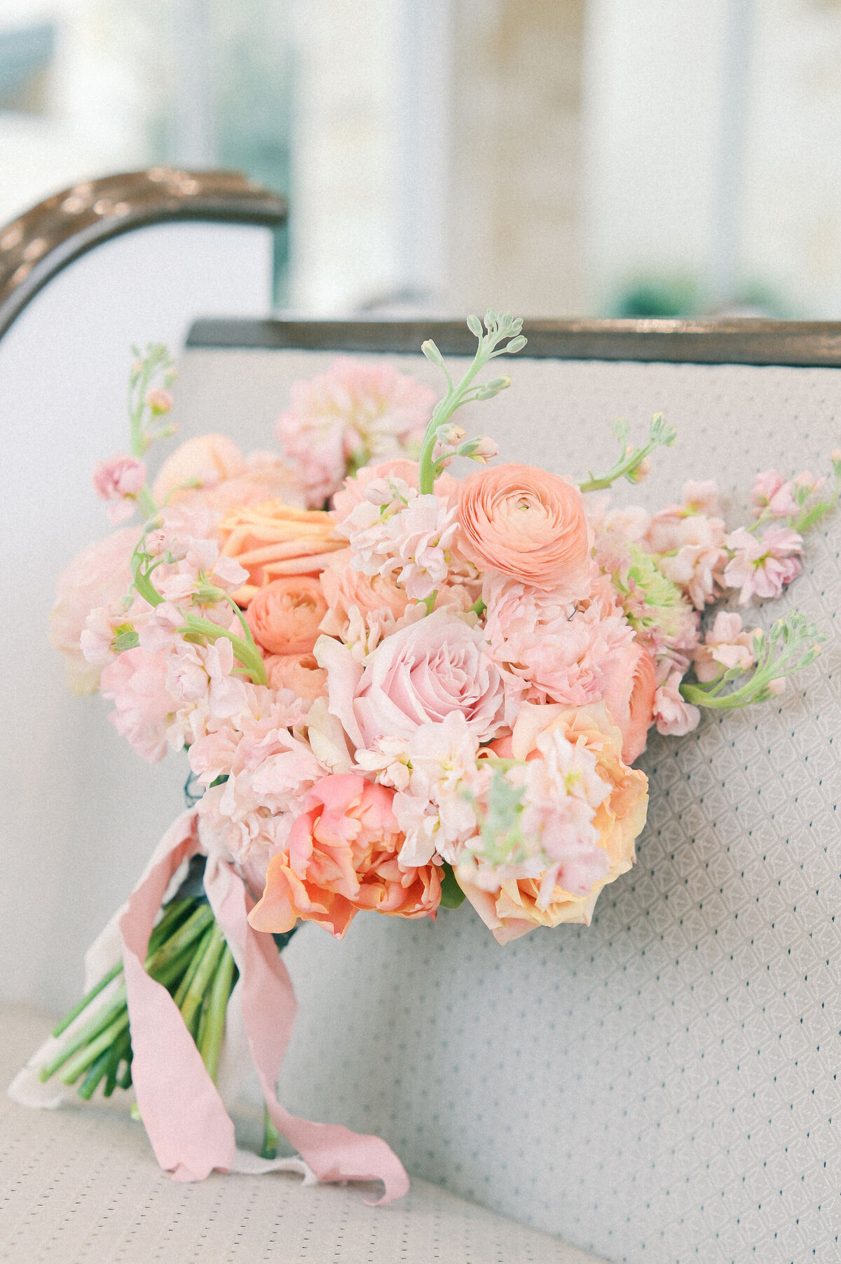 Orang Pink and Yellow Bouquet