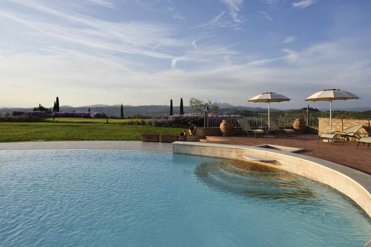 Waterstone - Borgobrufa Spa Resort - Brufa di Torgiano - Luxury Boutique Hotel - OUTDOOR SWIMMING POOL (2)