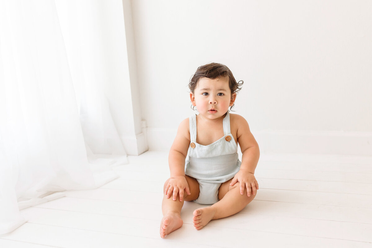 toddler boy sitting