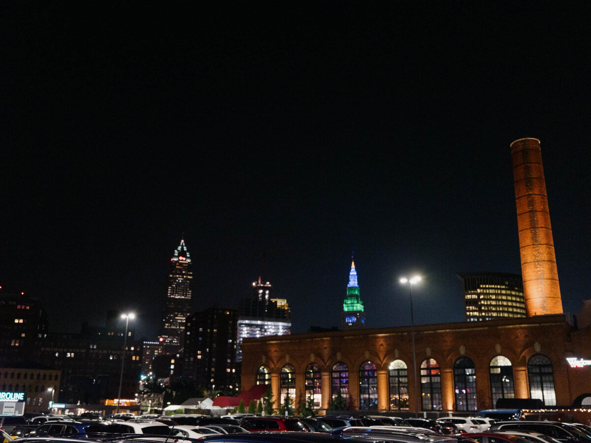 View of Cleveland from Windows on the River