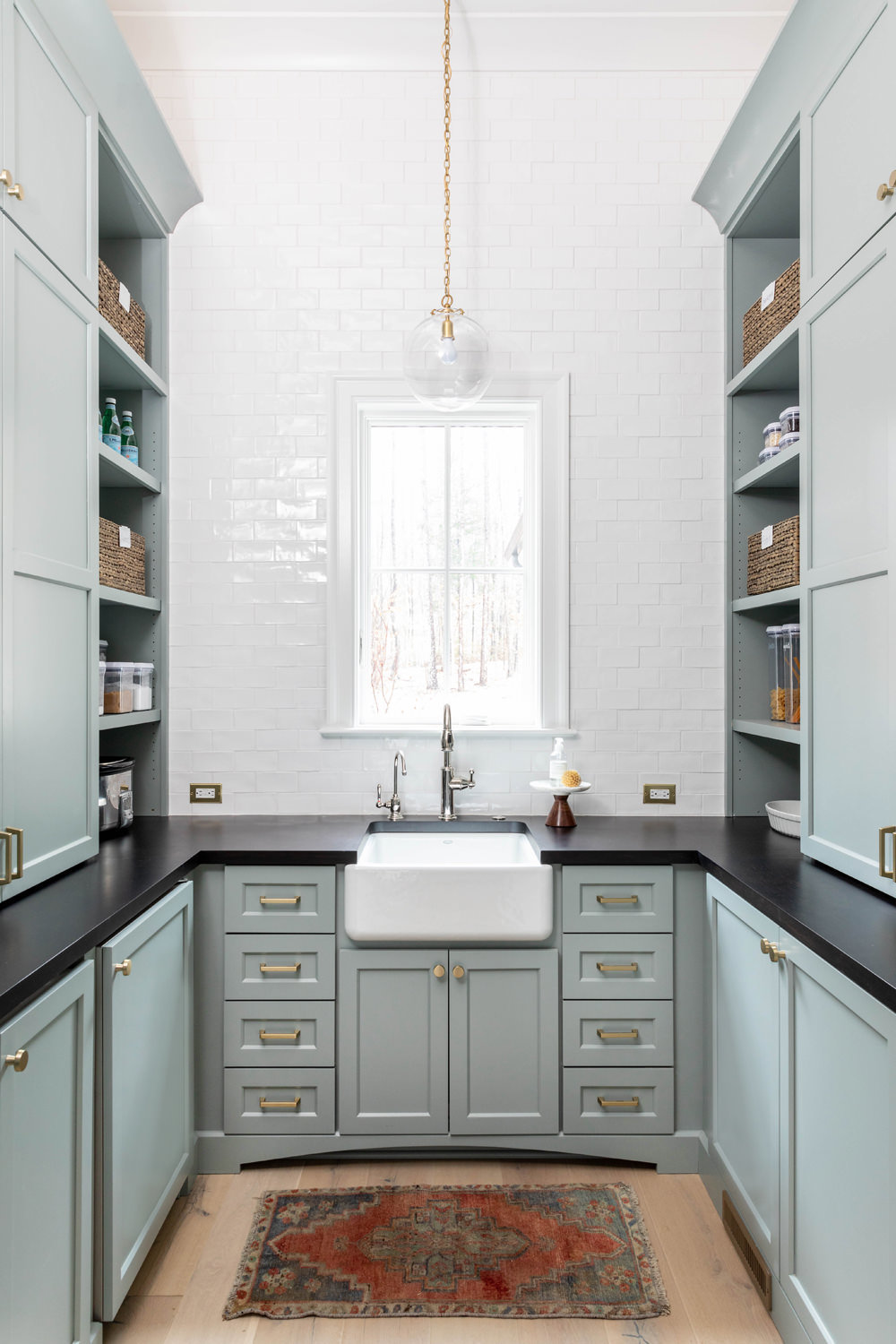 Benjamin-Moore-Greyhound-Scullery-with-White-handmade-subway-tile-1