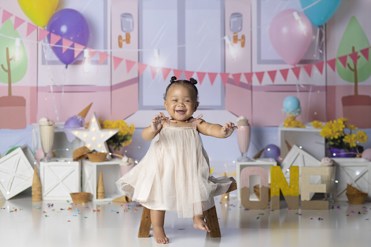 cake smash photography in Fayetteville Georgia