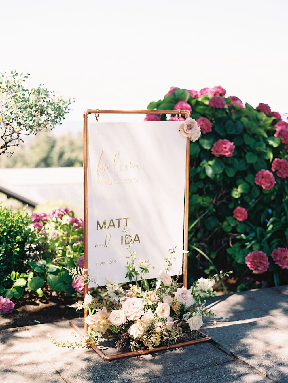 Luxury Outdoor ceremony setup