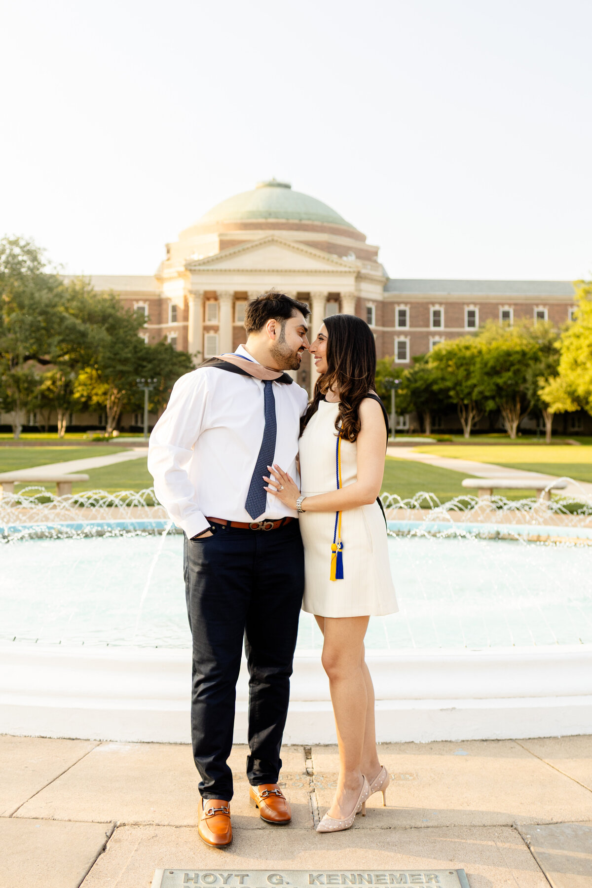 SMU Graduation Couple photos