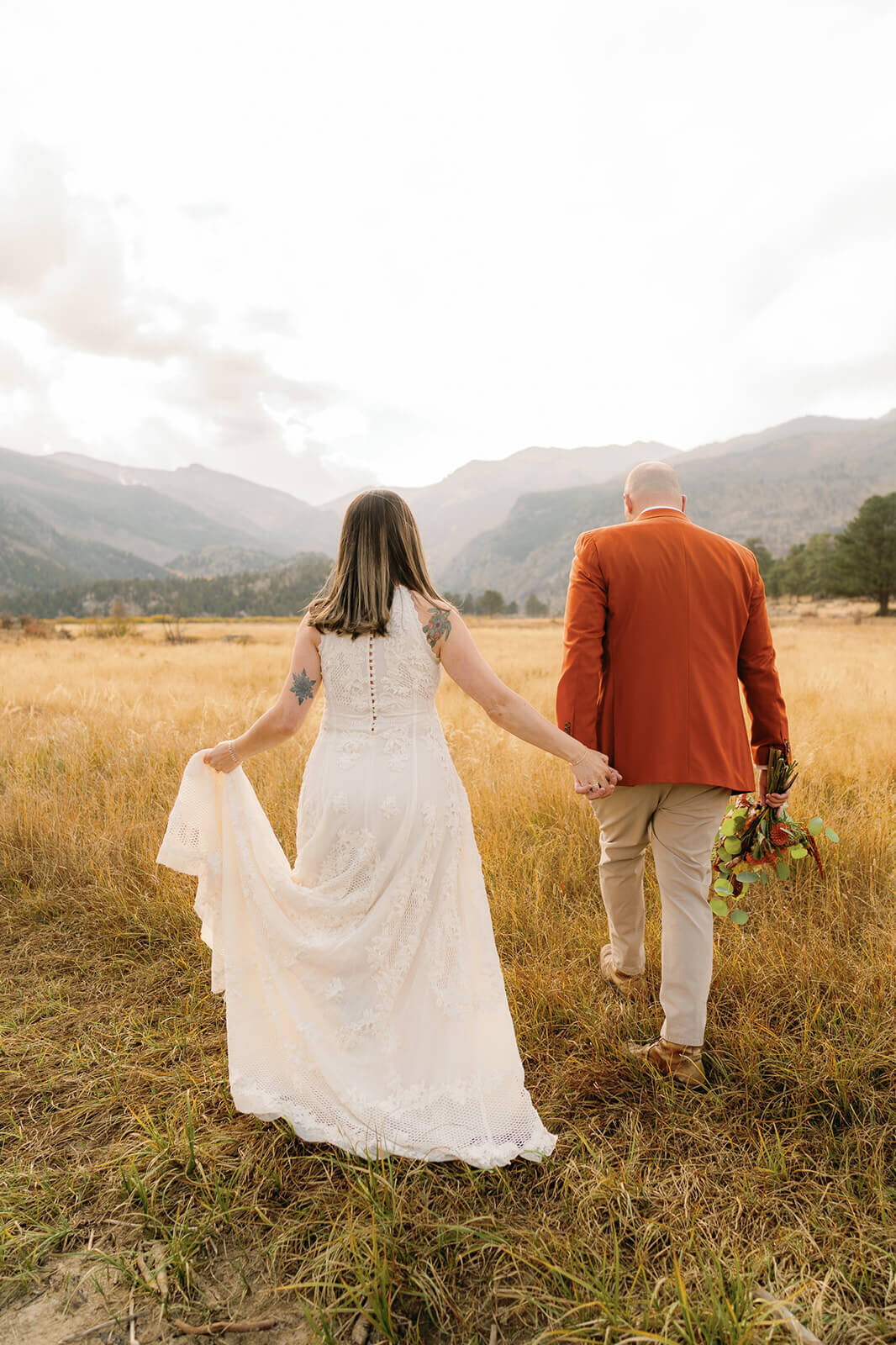 couple exploring the national park
