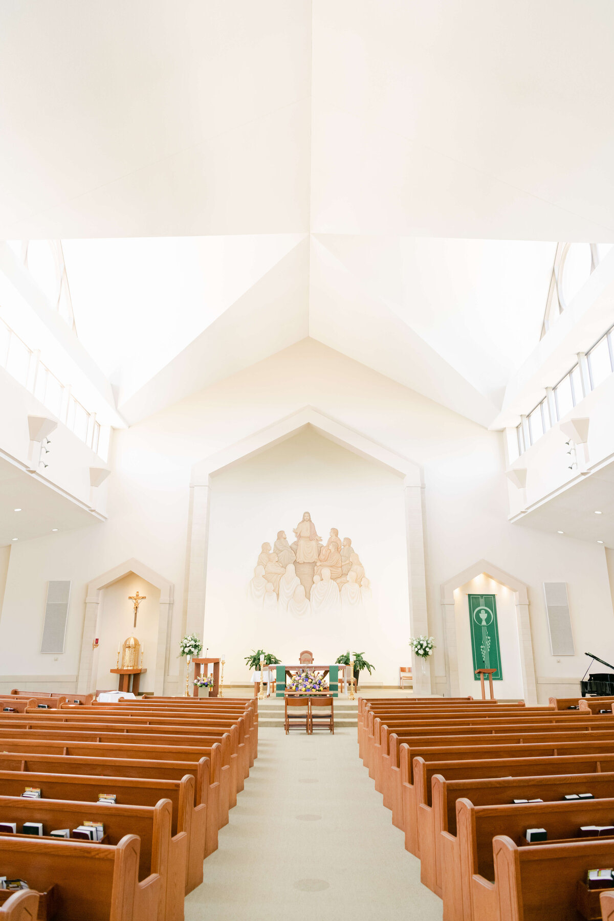 St. Matthew Catholic Parish Wedding Ceremony Setup