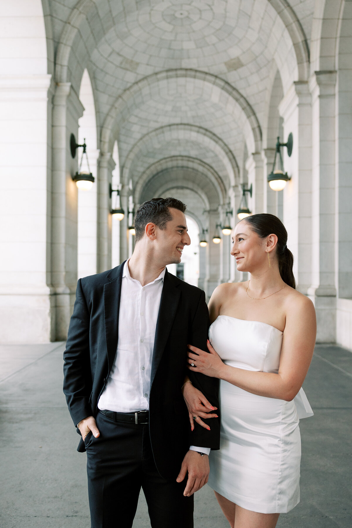 Alexa  Kyle DC Union Station Engagement Session_DC Wedding Photographers_0009