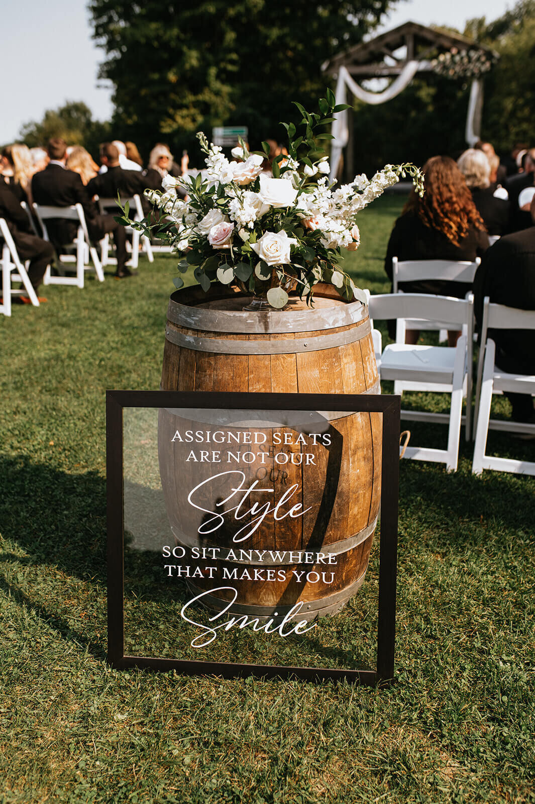 Ceremony-sign