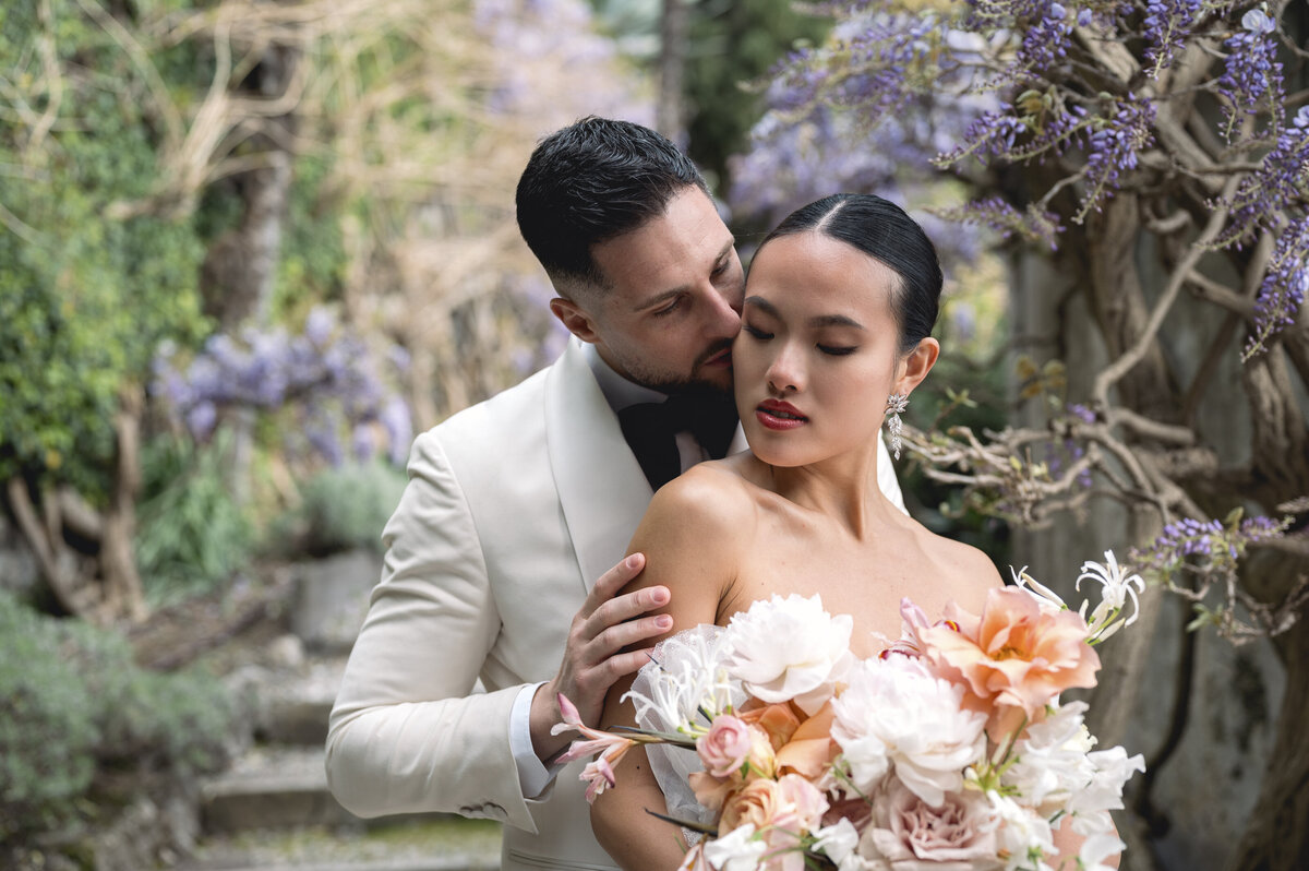 Dimos Bablis Studio Luxury Wedding Photographers Greece and Italy Santorini Wedding Villa Cipressi pastel  _040