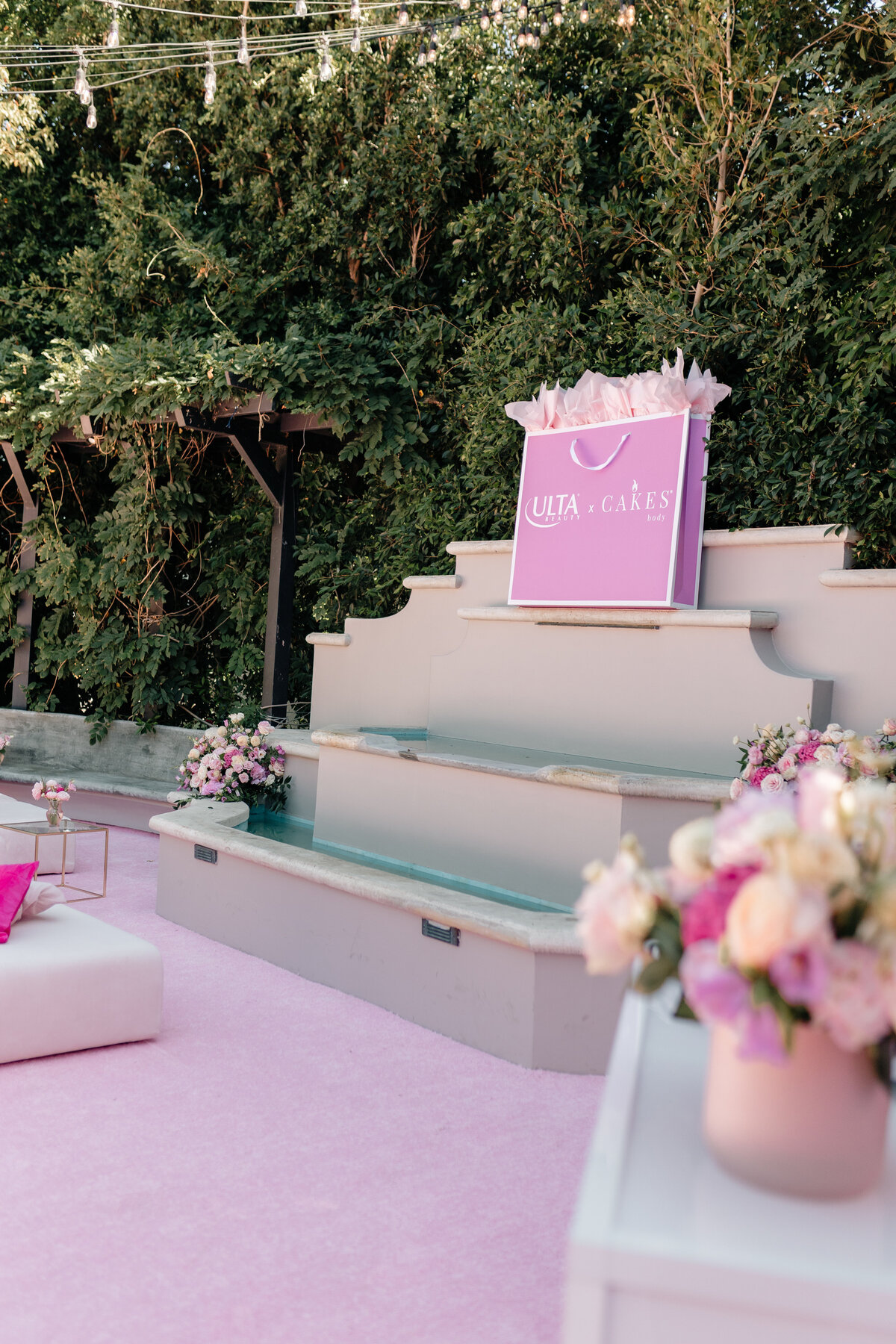 Cakes Body influencer event by The Works Collective | experiential event design in Los Angeles.