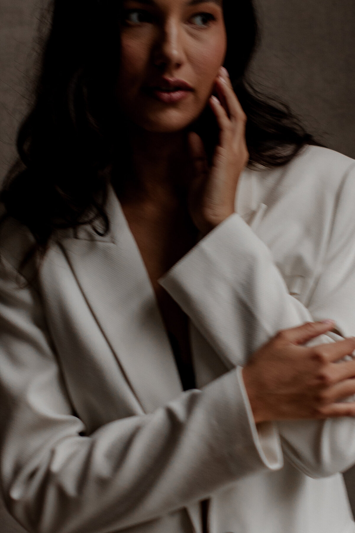 High-end empowerment photography with an editorial flair and elegant styling