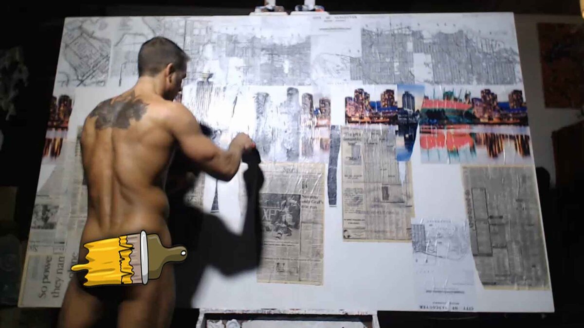 Brent Ray Fraser Live Art Studio Webcam 35