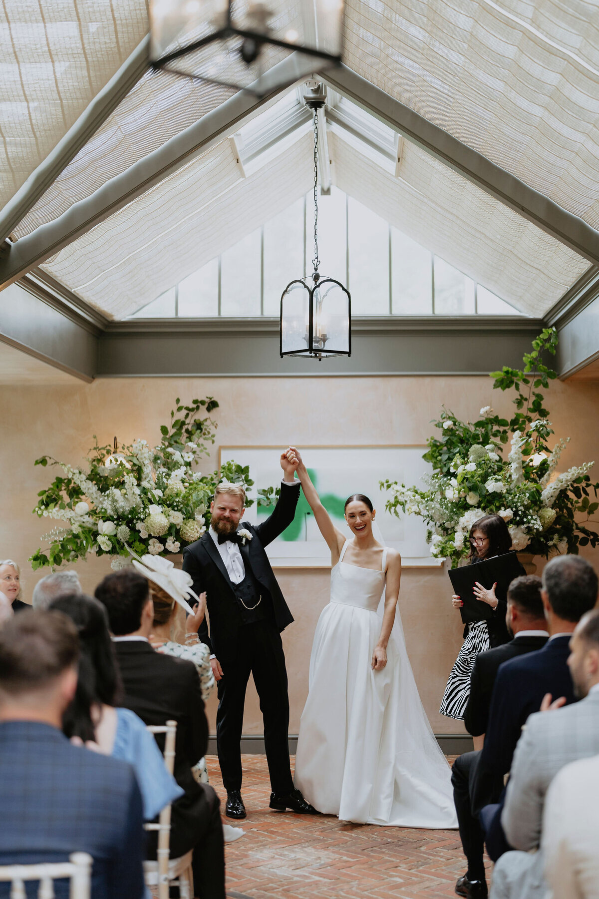 Bride and groom married at The Rectory Hotel 