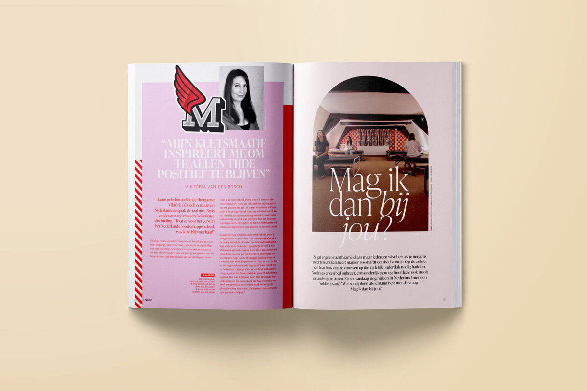 Jubileum magazine Majoor ontwikkelt voor het Leger des Heils, over Majoor Bosshardt. Begeleiding, productie, redactie en ontwerp magazine door Bladkamer.