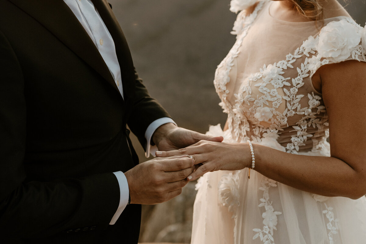 Outdoor Elopement by Richmond VA Wedding Photographer