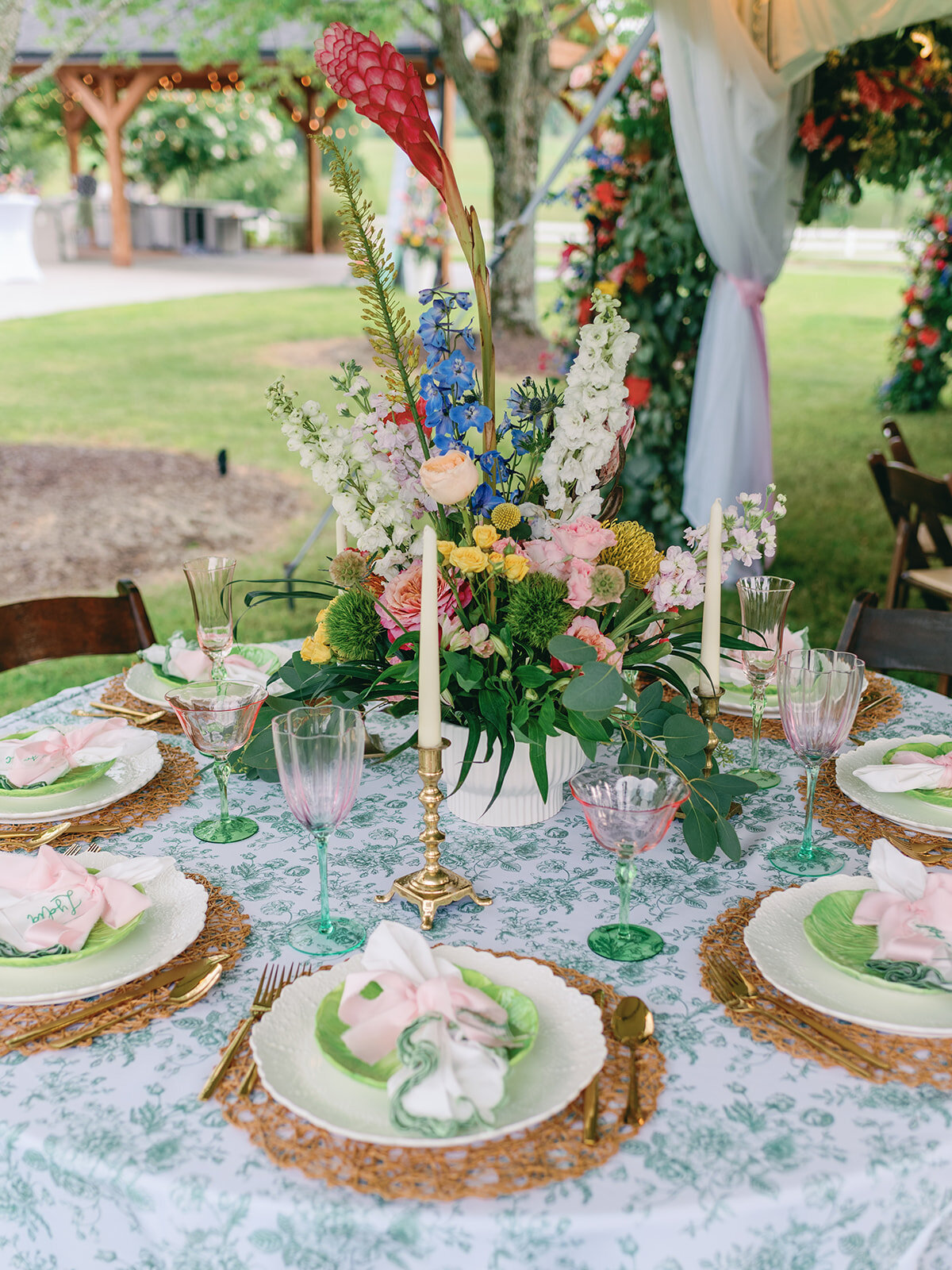 Tented wedding at Redeeming Hills in Tennessee