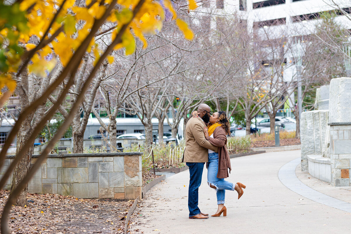 Mane and Grace Photography _ Johvian and Eddie Engagement_Uptown Charlotte (17 of 23)