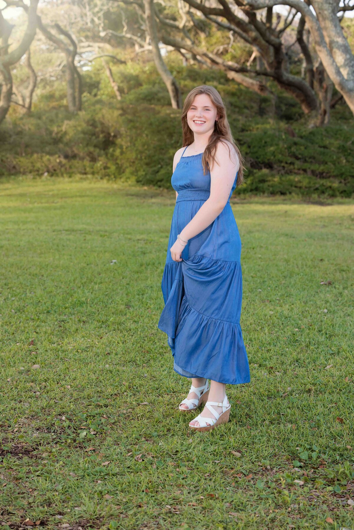 Ft Fisher senior portrait photographer