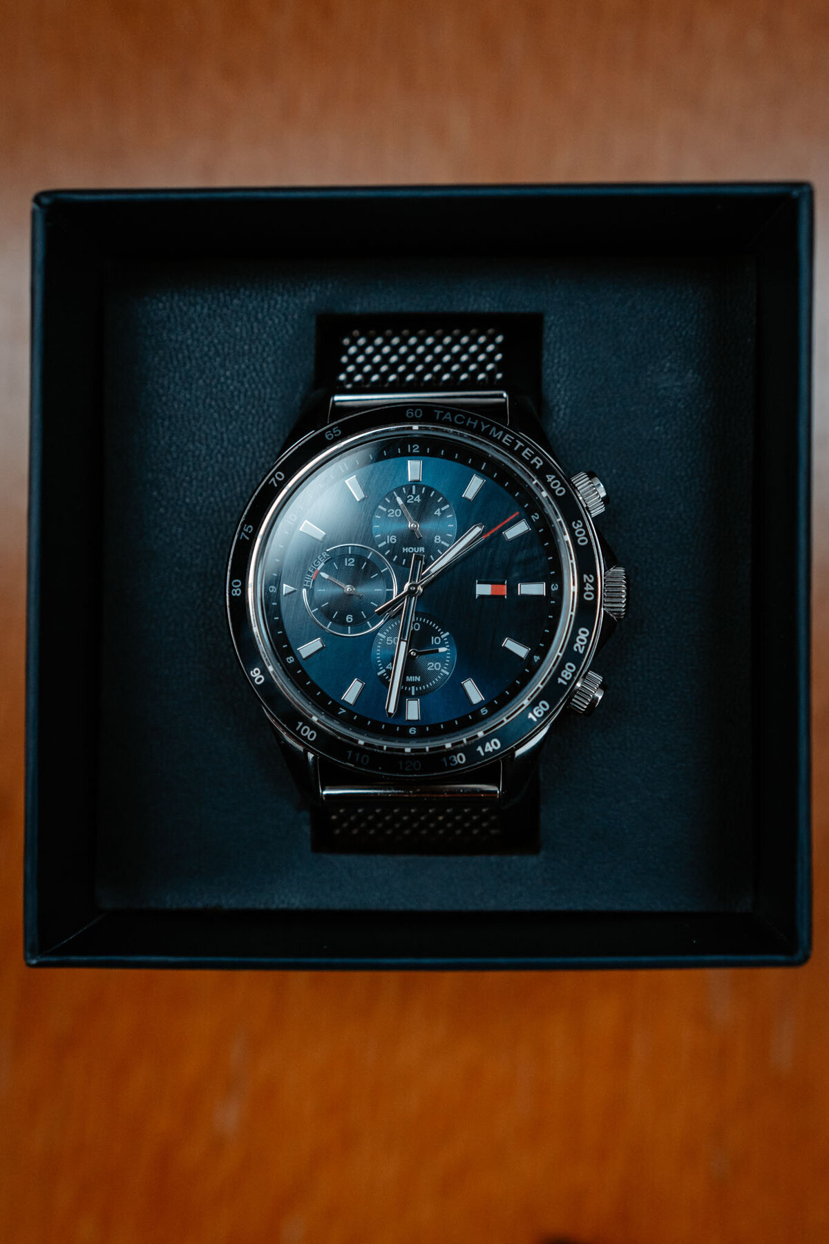 Ben's gorgeous watch that he'll wear for his wedding ceremony