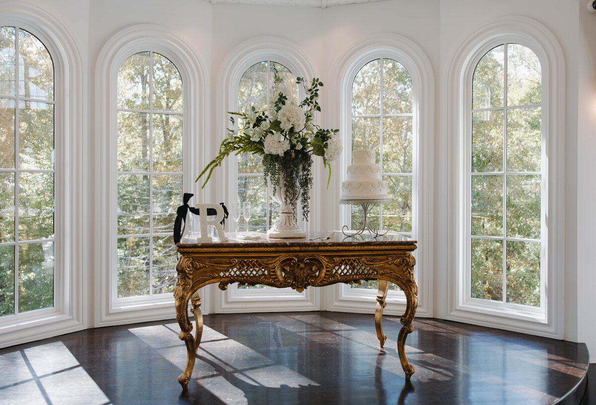 Cake set up at Danclay Farms