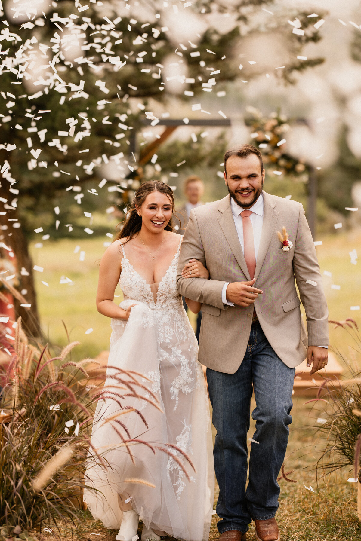 Bohemian wedding photos in Colorado