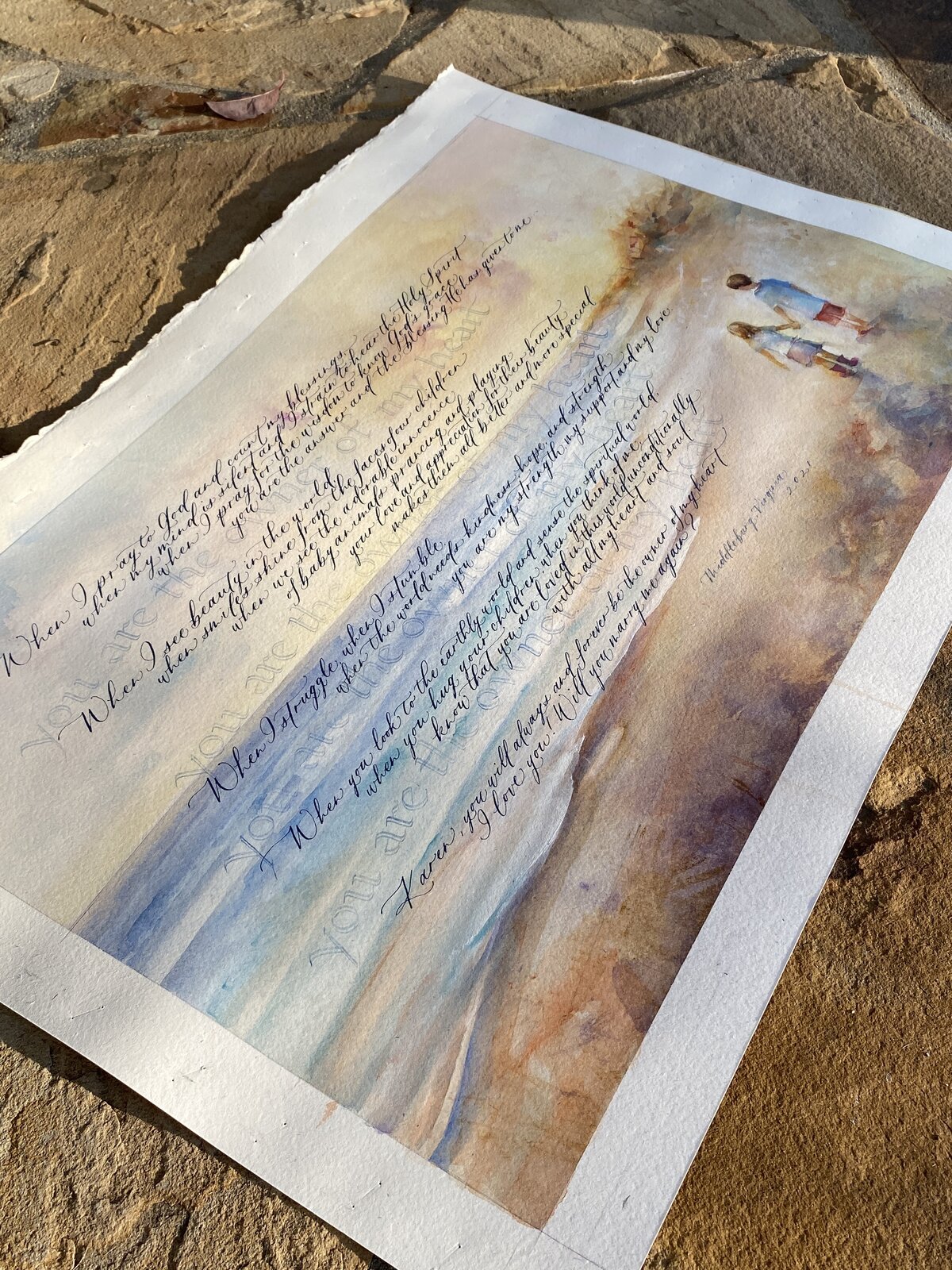 custom calligraphy commission art