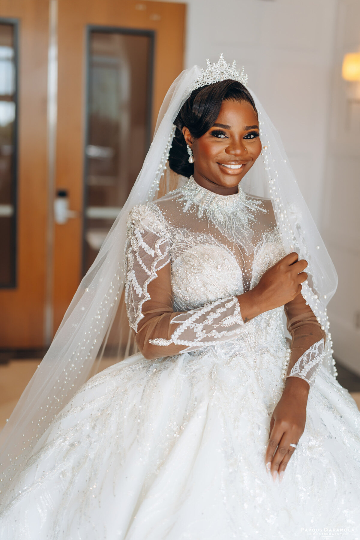 Abigail and Abije Oruka Events Papouse photographer Wedding event planners Toronto planner African Nigerian Eyitayo Dada Dara Ayoola outdoor ceremony floral princess ballgown rolls royce groom suit potraits  paradise banquet hall vaughn 103