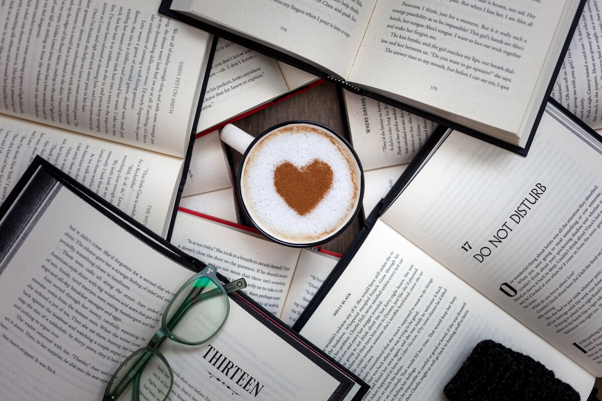 Books with Coffee Heart WEB