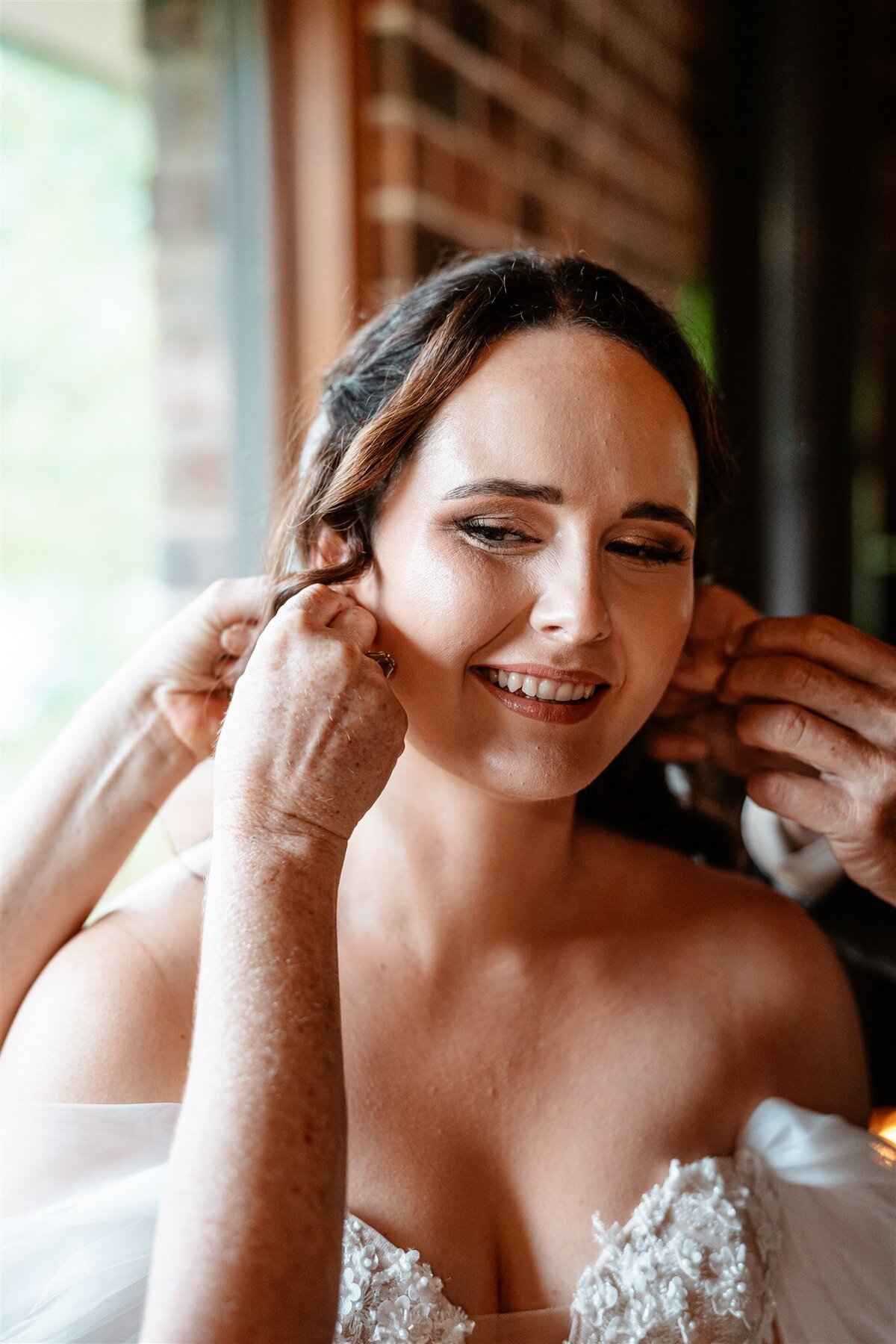 Exquisite transformation as the radiant bride-to-be indulges in a serene pre-wedding makeup ritual, enhancing her natural beauty for the most enchanting day of her life.