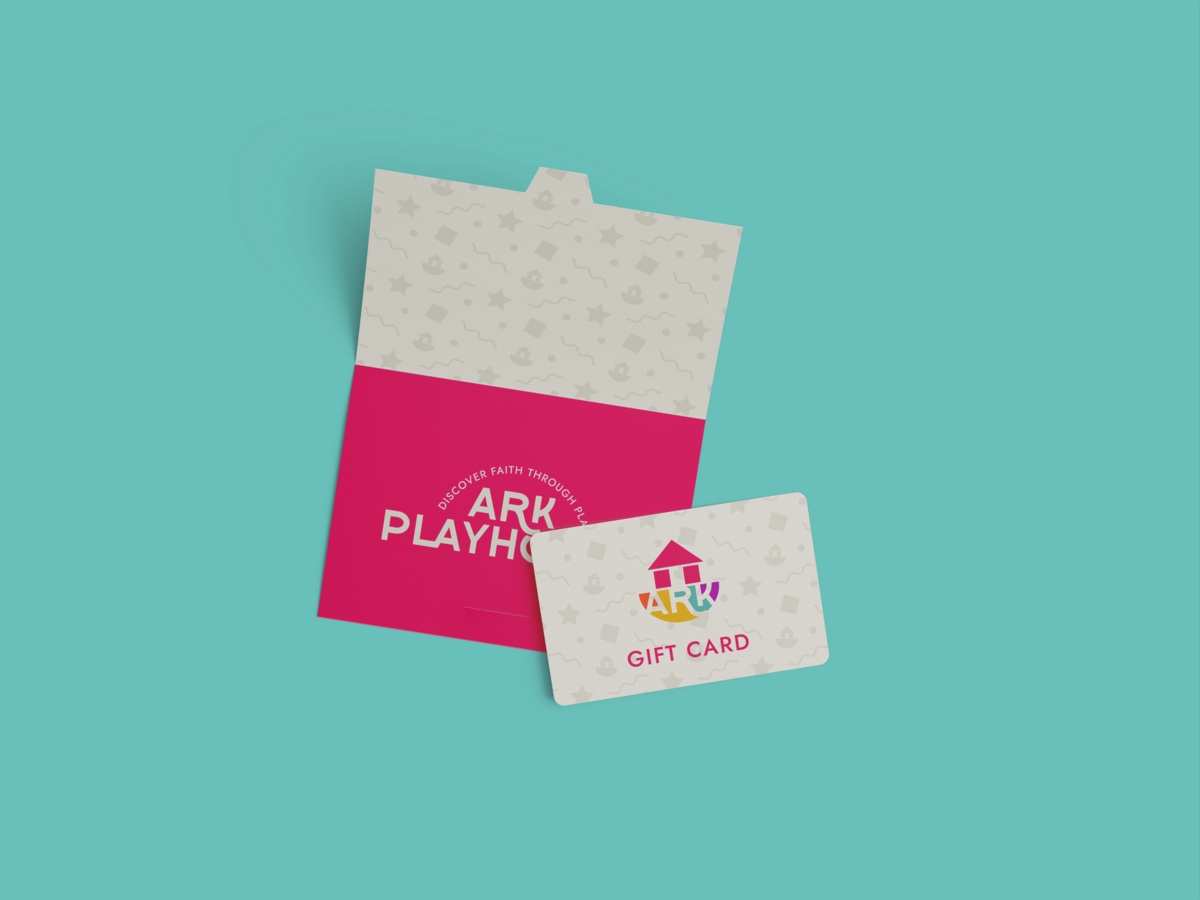 ark gift card mockup
