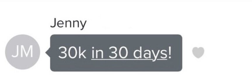 30k in 30 days