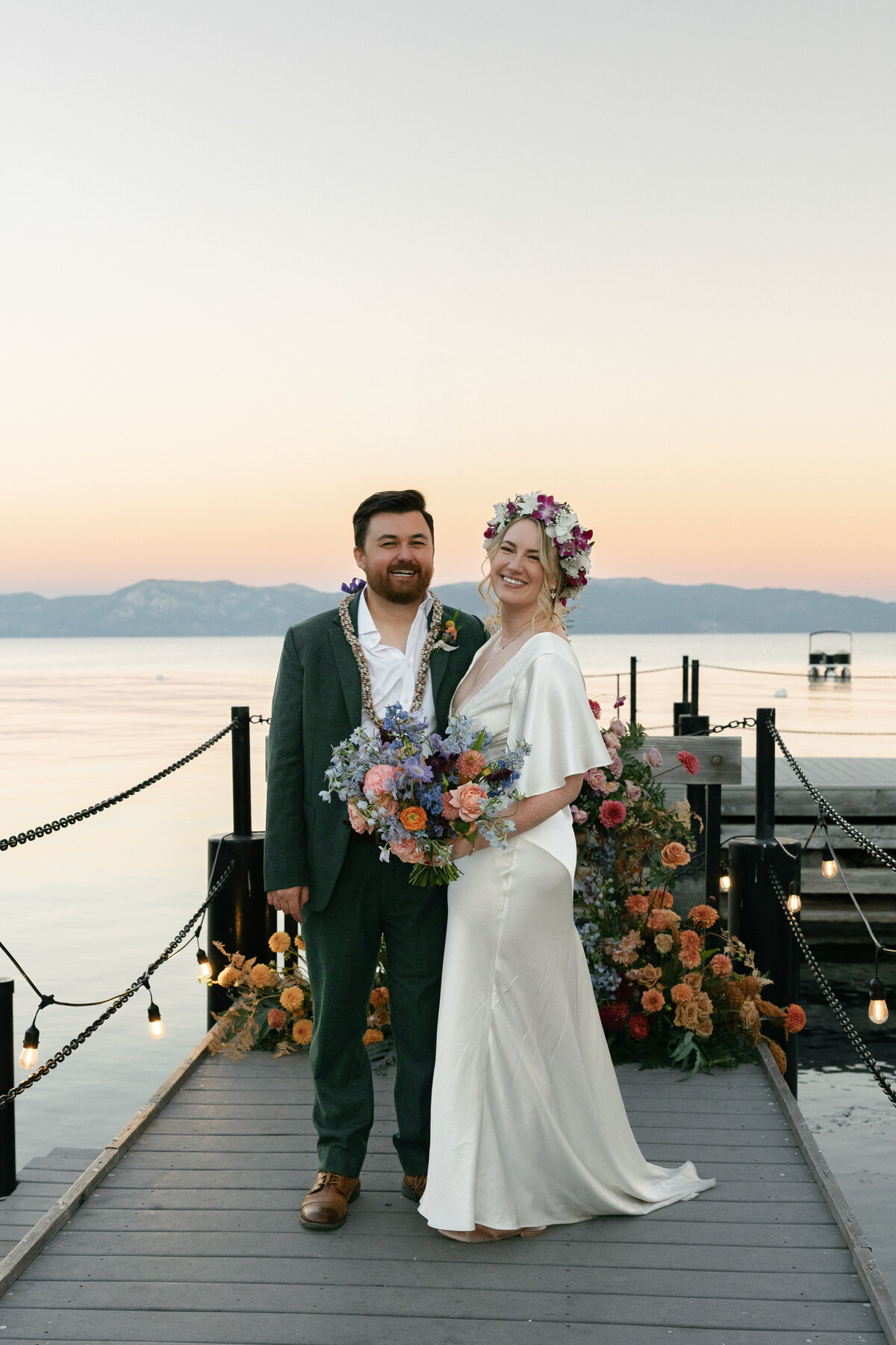 Erich + Emily Sunnyside Resort Lake Tahoe Wedding Critter Camp _ Katherine Krakowski Photography-314