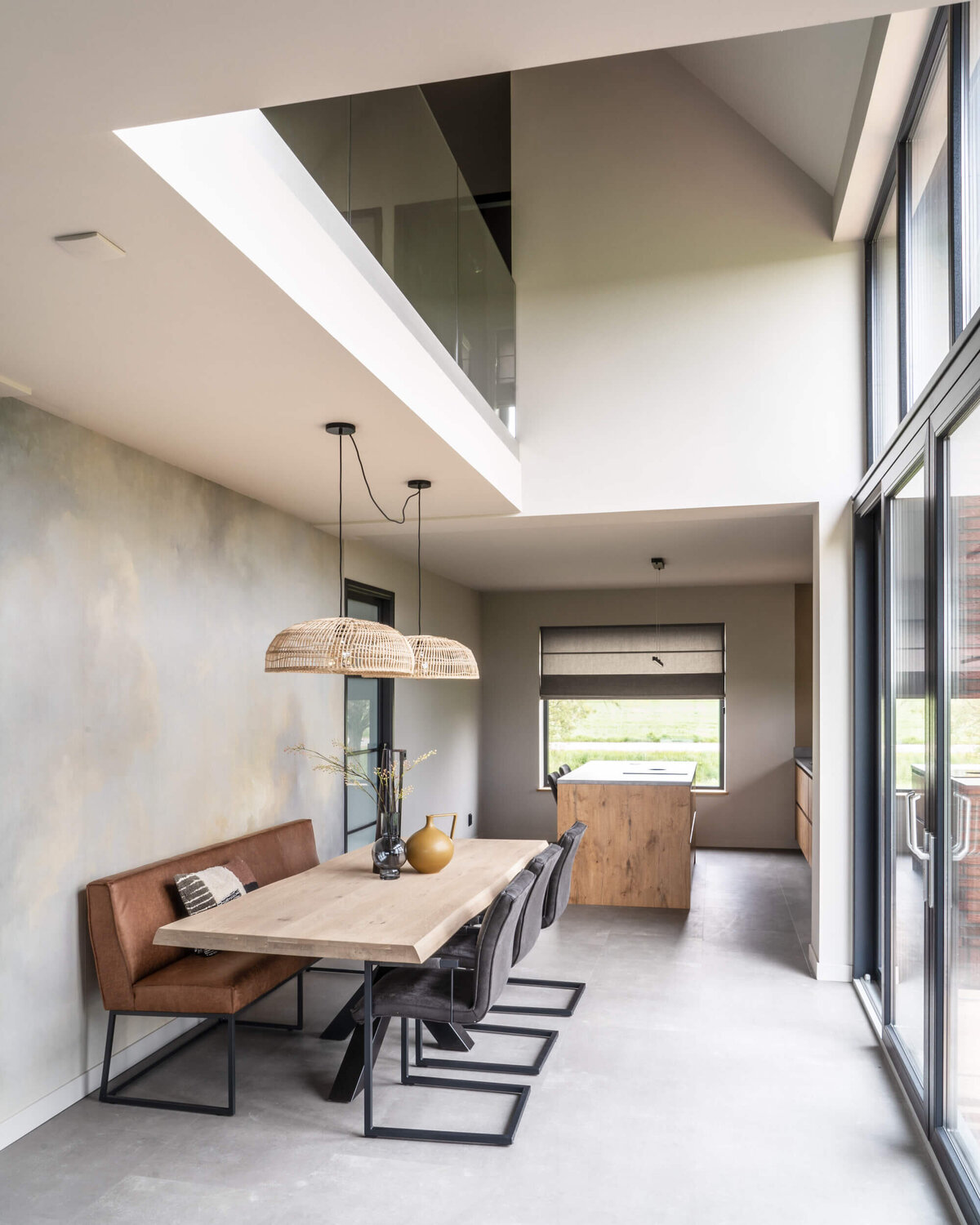 Ontwerp eetkamer nieuwbouwwoning door Marlinde Interieurontwerp