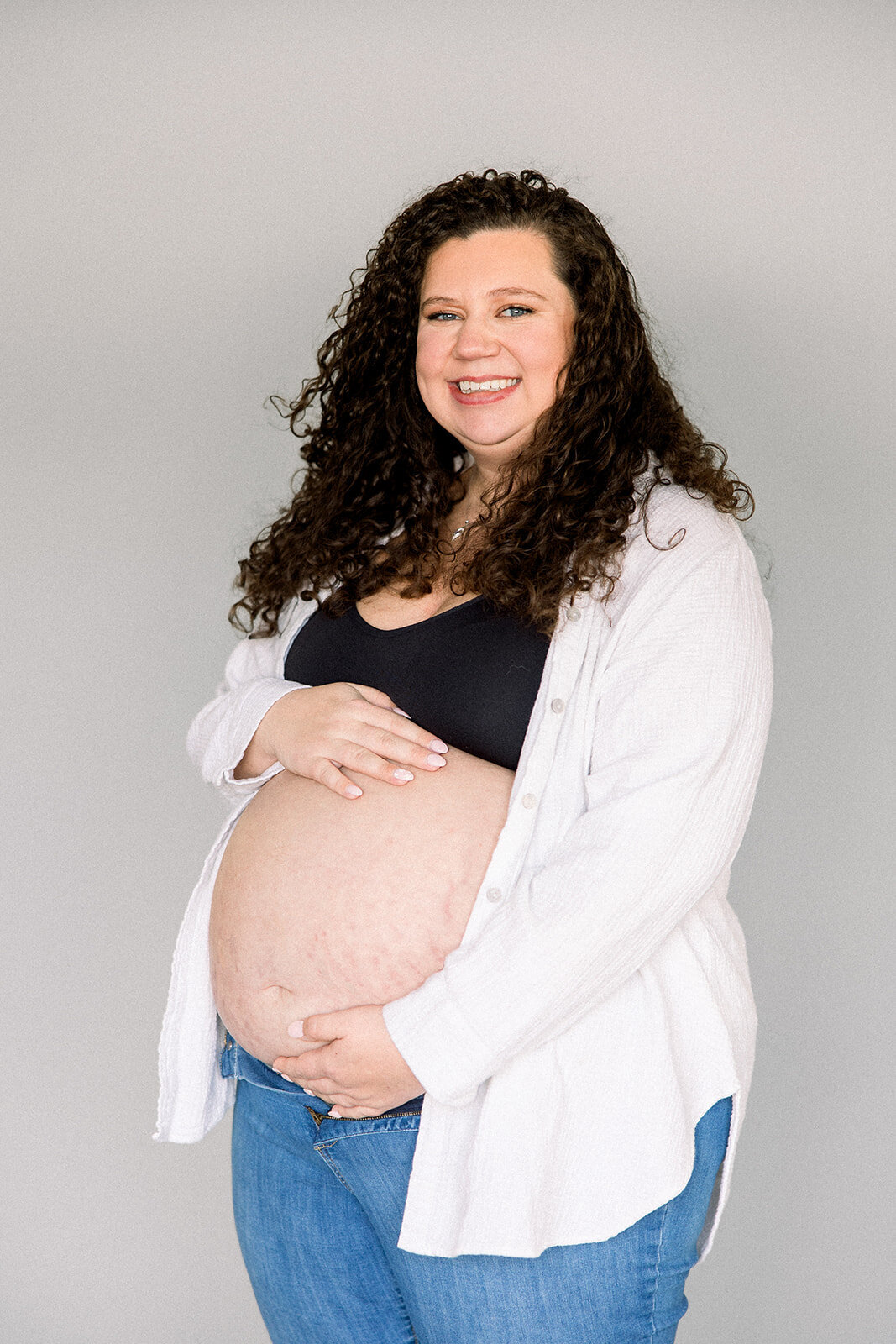 Studio maternity session