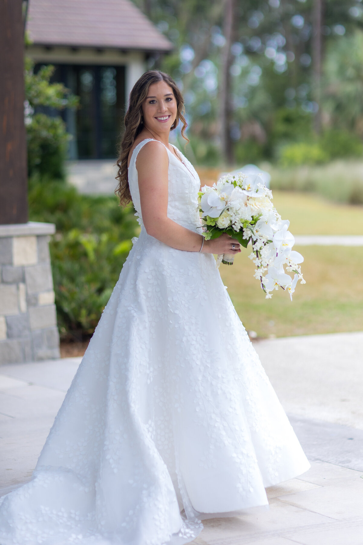 Bridal Portrait at Forbes Farm St. Simons Island