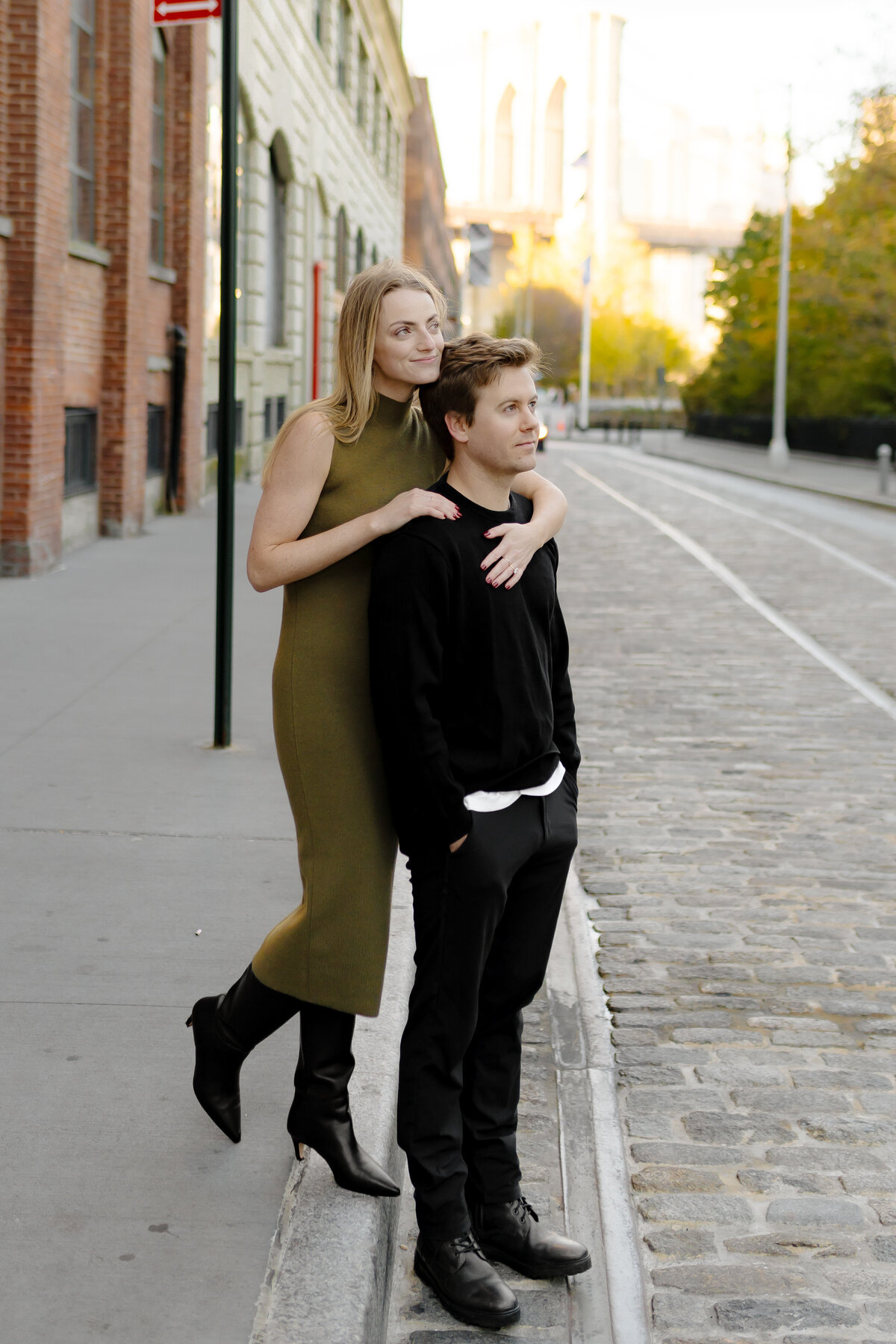 Brooklyn Bridge Engagement Photos 71