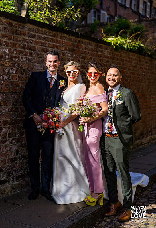 Chief bridesmaid and best man 410