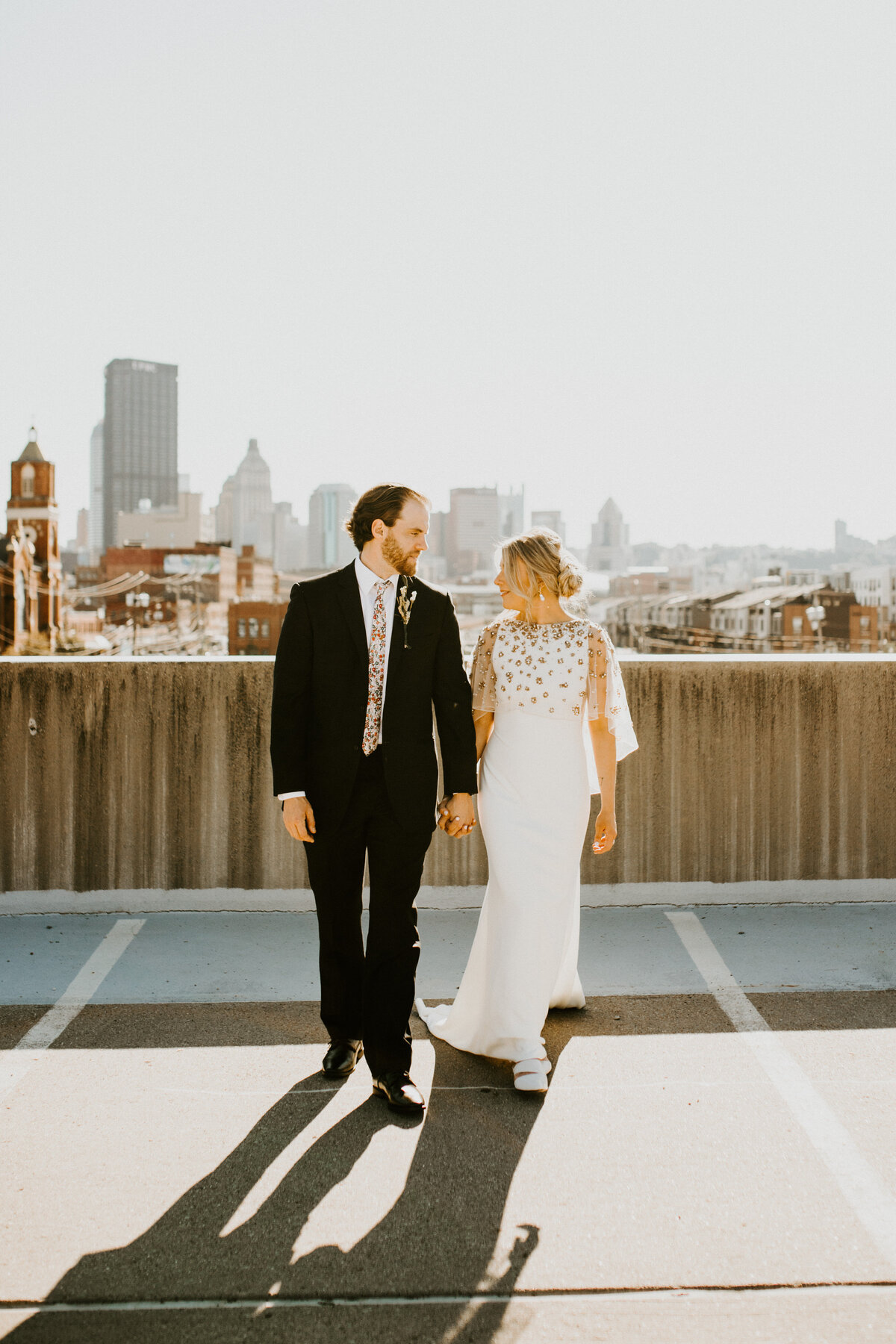 Pittsburgh city wedding photographed by Pittsburgh wedding photographer Samantha Taylor Photography