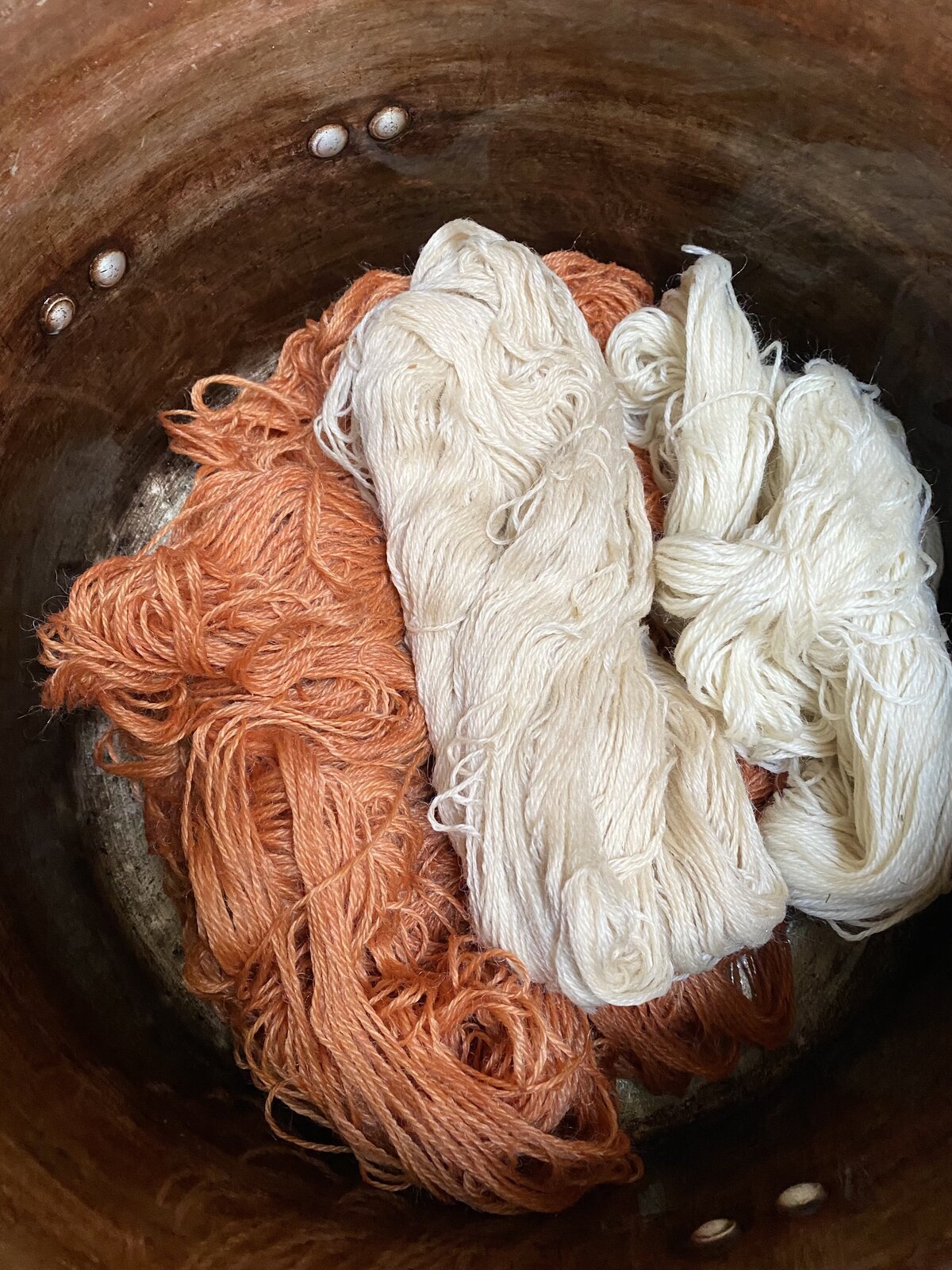 Natural dyeing