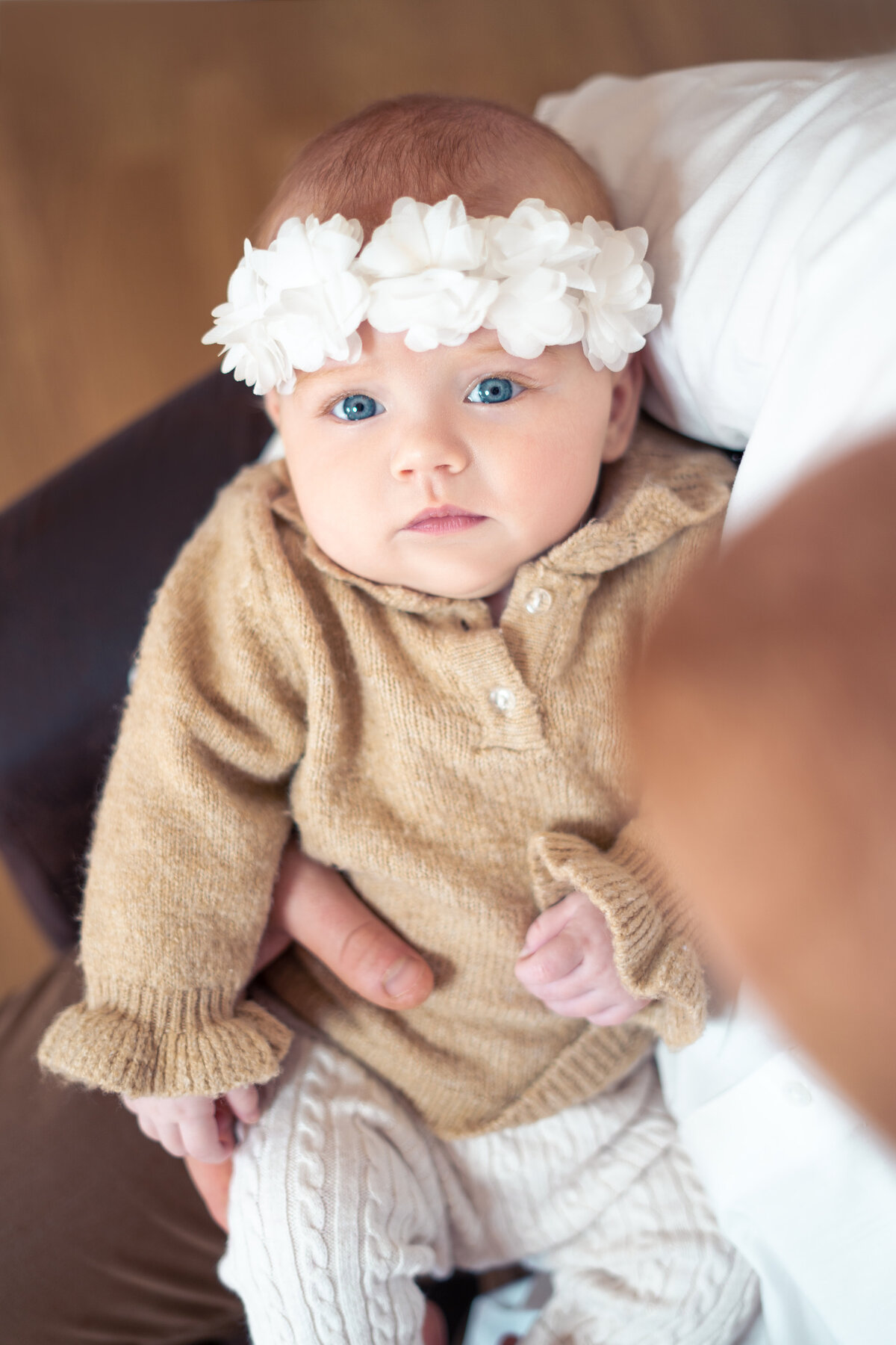 photographe famille gien naissance portrait exterieur naturel famille canape