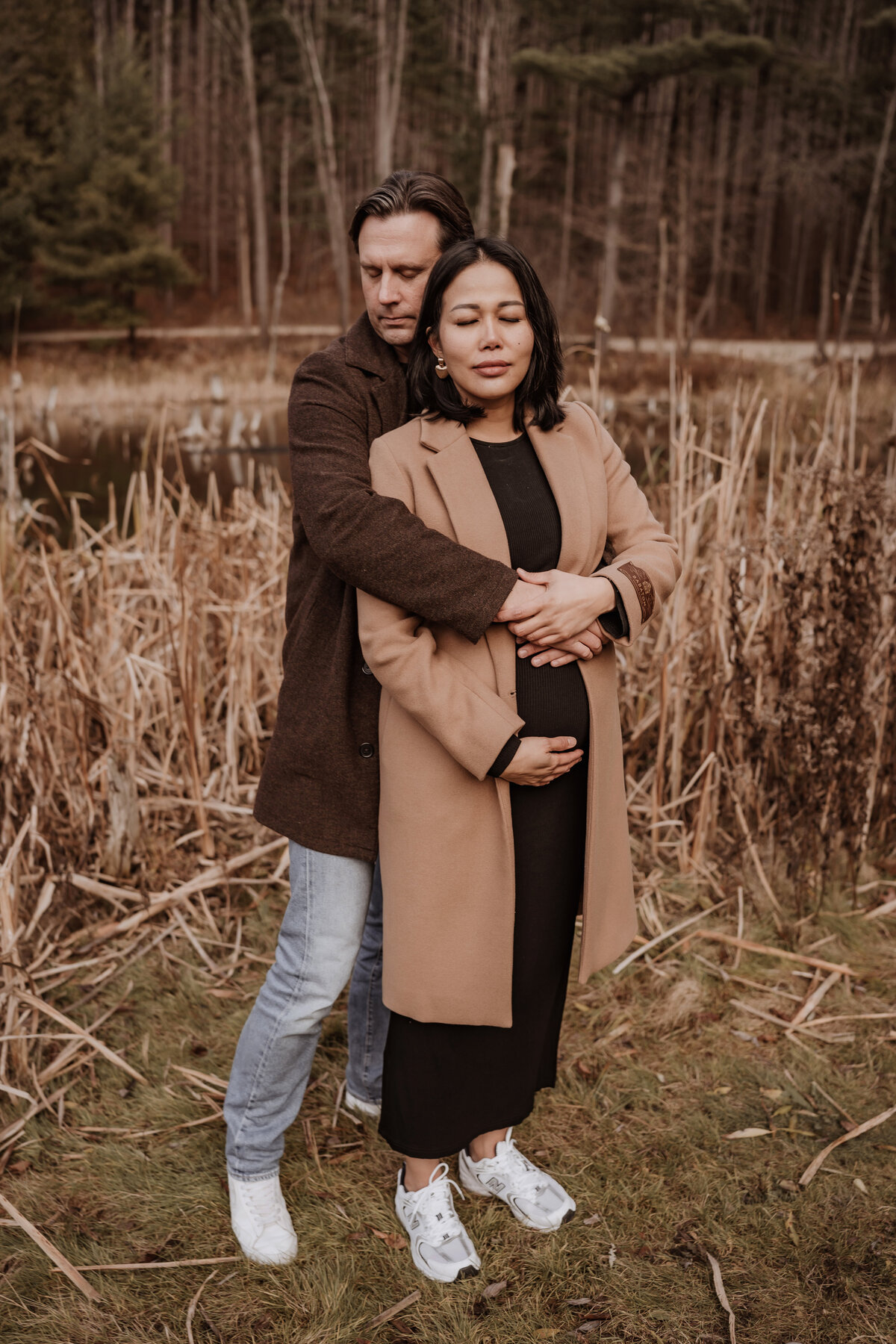 Couples maternity photo session